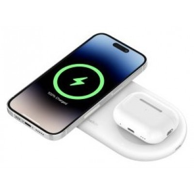 BASE DE CARGA INALAMBRICA DOBLE BELKIN WIZ021VFWH 15W