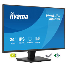 iiyama ProLite X2491H-B1 pantalla para PC 60,5 cm (23.8") 1920 x 1080 Pixeles Full HD Negro (Espera 4 dias) iiyama ProLite X2491H-B1 pantalla para PC 60,5 cm (23.8") 1920 x 1080 Pixeles Full HD Negro (Espera 4 dias)