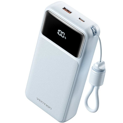 POWER BANK 20000mAh 22.5W + CABLE USB-C BLANCO VENTION (Espera 4 dias) POWER BANK 20000mAh 22.5W + CABLE USB-C BLANCO VENTION (Espera 4 dias)