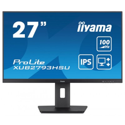 MONITOR IIYAMA IPS 27", 1920 X 1080 FULL HD, 100HZ, 1MS (Espera 4 dias)